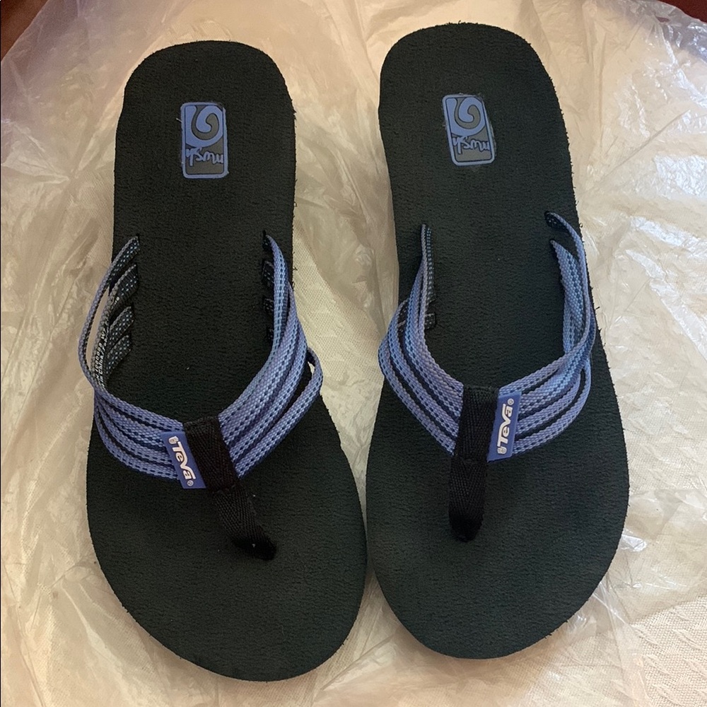 Teva Black and Blue Sandals